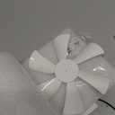 PlusRoc RV Vent Fan Replacement 6 inches RV Exhaust Bathroom Ventilation Roof Ceiling Fan 12V D-Shaft Motor White Blades Compatible with Heng's Elixir Jensen, 130 CFM