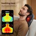 BOB AND BRAD Back Massager with Heat and Remote, EZBack Plus Shiatsu Massage Pillow with 3 Level, Kneading Deep Tissue Massage for Neck, Shoulder, Leg, Upper & Lower Back Pain Relief, FSA Eligible HSA
