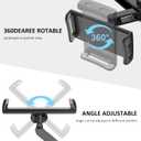 Car Headrest Backseat Mount, 360 Rotating Adjustable Car Backseat Headrest Tablet/Phone Holder, Compatible for All 4"-11" Tablets, cellphones, iPhone, iPad Air Mini,Tabs.
