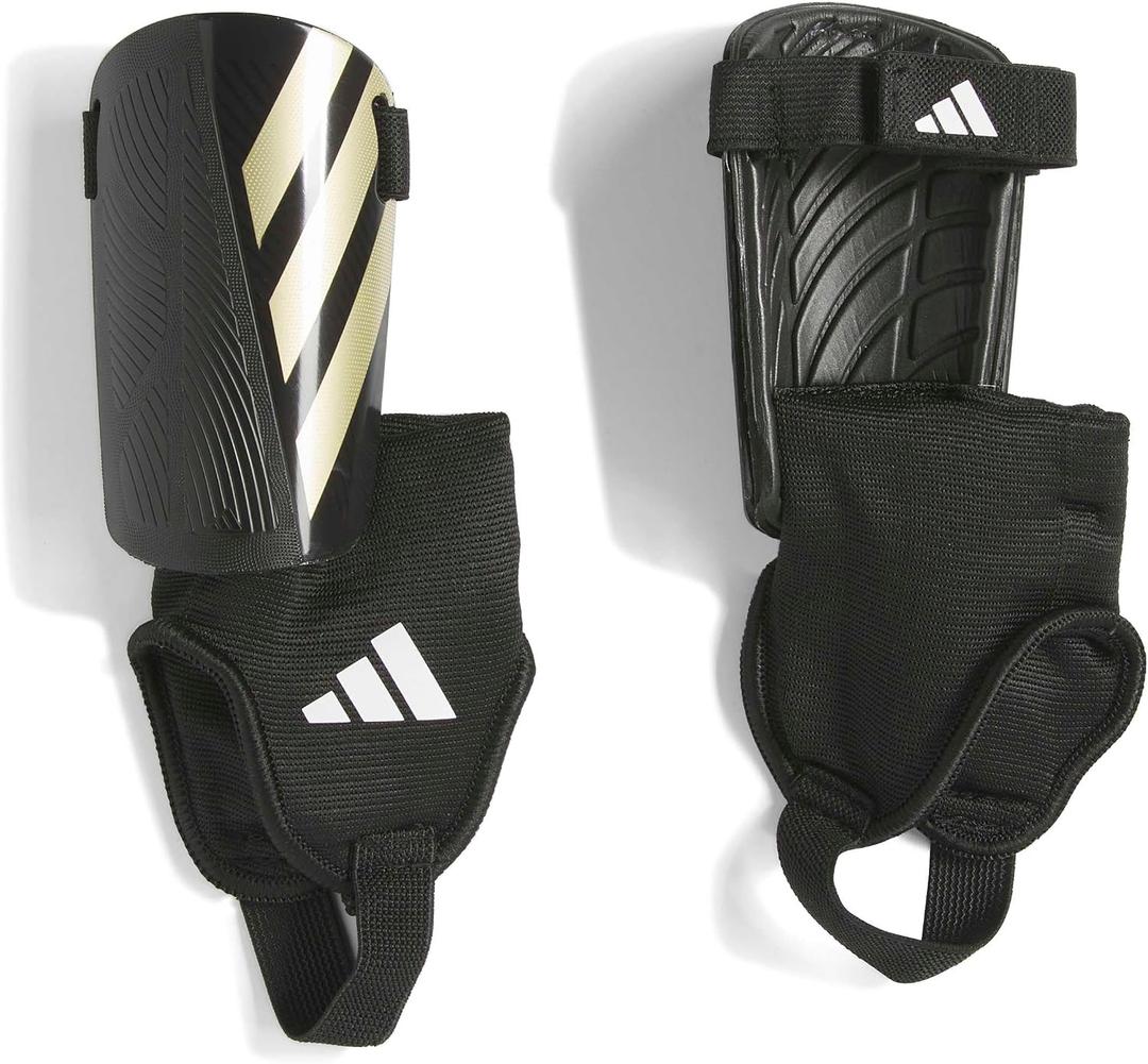 Adidas Unisex-Kids Tiro Match Shinguard, Black/Gold Metallic/White, Medium