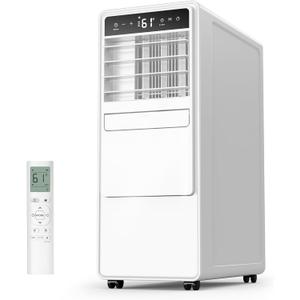12000 BTU Portable Air Conditioners for Room up to 500 sq.ft, 3-in-1 Free Standing Quiet Portable AC Unit with Fan & Dehumidifier, Remote Control, Sleep Mode/24h Timer, 4 Speed, Auto Swing