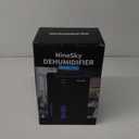 NineSky Dehumidifiers for Home, 95 OZ Water Tank, (1000 sq.ft) Dehumidifiers for Bathroom Bedroom Basement with Auto Shut Off,7 Colors LED Light(Black)