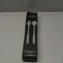 Stainless Steel Soup Ladle and Spaghetti Spoon Set, Heat Resistant Rubber Handle, Dishwasher Safe, Kitchen Utensils for Cooking, Stirring, Serving Pasta, Soup & Sauce