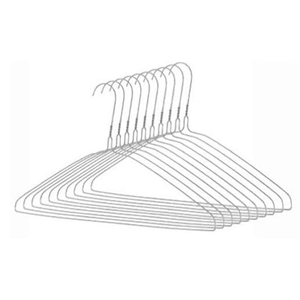 Whitmor Everyday Hangers, Silver (Pack of 8)