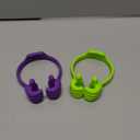 HONSKY Thumbs-Up Phone Stand for Tablets, E-Readers and Smart Phones  Green/Purple  2 Count (for 4"-10")