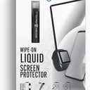 Liquid Glass Screen Protector for All Smartphones Tablets and Watches Wipe On Scratch and Crack Resistant Nano Protection for Up To 4 Devices - Bottle