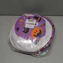 Tidjani Cat Tunnel Bed, Cat Tunnels for Indoor Cats, Foldable Pet Donut Bed with Washable Mat and Dangling Balls, Pumpkins Spider Candy Pattern, Purple Pet Tube Toys Gifts for Kitten, Puppy, Rabbit