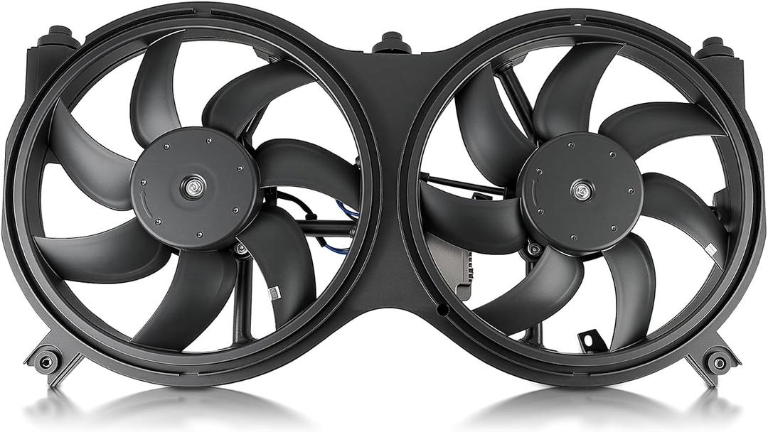 AUTOKAY Radiator Condenser Cooling Fan Assembly for Nissan Pathfinder for Infiniti QX60 JX35 Replaces NI3115149 623760