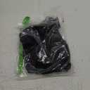 SEAUR Men's Shiny Metallic Sleeveless Half Tank Top Sexy Sparkly Arm Sleeves Shrug Muscle Workout Sports Tops Clubwear (S, Black)