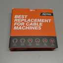 KUTIZE Resistance Bands, Exercise Bands with Handles, Door Anchor, Heavy-Duty Tricep Workout Equipment for Pushdowns, Bicep Curls, Face Pulls, Home Gym Equipment Training for Back, Abs, Triceps