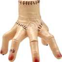 Thing Fake Hand with Music Lights Crawling Hand for Haunted House Decor Halloween Costume Wed Fans Collector (Batteries Not Included)