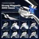 Shower Head with filtered Handheld High Pressure daul Shower Heads with Handheld Spray Combo and 10 Sprays Handheld Shower Head Detachable Shower head Built-in Magnetic Docking and Power Jets Chrome