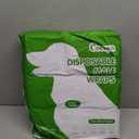 COCOYO Disposable Male Dog Wraps, Small Size, 84 Count, Super Absorbent, Breathable, Wetness Indicator