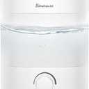 SimerSure Top Fill Humidifier, 2L Water Tank for Bedroom, 28H Long Lasting White Air Humidifier for Large Room, Ultra Quiet 25dB Cool Mist for Baby, Plants, Office, Easy to Clean & Fill