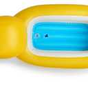 Munchkin Duck Inflatable Baby Bathtub for Babies 6-24 Months, White Hot Heat Alert, Great for Home or Travel, Classic Yellow Ducky