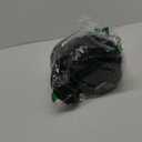 MLVOC Travel Pillow 100% Pure Memory Foam Neck Pillow, Comfortable & Breathable Cover, Machine Washable, Airplane Travel Kit with 3D Contoured Eye Masks, Earplugs, and Luxury Bag, Standard (Black) (Black)