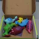 TOY Life 6 PCS Dinosaur Light Up Bath Toys for Kids Ages 4-8, No Hole Glow Bath Toys for Kids, Baby Toddler Bath-Time, Birthday Valentines Gifts for Kids Boys Girls, Ideal for Shower, Bathtub, Pool