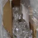 8 Pcs 1oz Skull Glass Dropper Bottles Empty Refillable Bottles Clear Skull Head Glass Bottle Liquid Bottling Dispensing Bottle with Eye Dropper Pipettes for Essential Oil/Beauty Oil Mix Dispenser,30ml