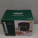 Cuisinart Air Fryer, 2.6-Quart Compact Basket Fryer with 3 Cooking Functions to Air Fry, Roast, and Bake, 3 Airfryer Presets, Dishwasher-Safe Parts, AIR-80, Stainless Steel & Black