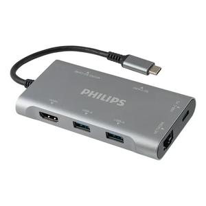 Philips Elite USB-C Travel Docking Station, DLK9120C/27