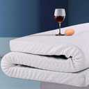 EDILLY 3 Inch Cooling Gel Memory Foam Mattress Topper California King Size,with Removable & Washable Bamboo Cover,Soft Breathable Mattress Pad,Bed Topper for Back Pain Relief (72x84) (White)