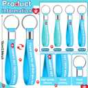 Tondiamo 60 Pcs Happy Vet Tech Gifts Bulk Veterinary Technician Week Silicone Keychain Tech Animal Rescue Gifts Thank You for All That You Do Party Favors for Nurse Doctor Dentist Medical Staff