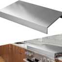 Range Stove Cover Noodle Board,Cutting Board Stainless Steel Burner Top Cover For Gas Stove Electric Stove,Sink Cover RV Stove Top Cover Expanding Extra Space Work Counter (Color : Silver)