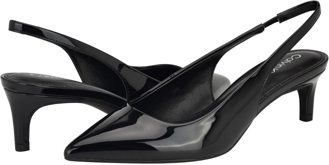 Calvin Klein Dainty Black Patent 9 M