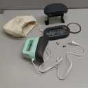 Gimify Hat Press Machine, 3 Heating Levels Mini Heat Press with 6.3"x3.4" Ceramic-Coated Heat Plate, Curved with Safety Base & Auto-Off, Portable Black-Green