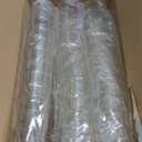 120 Pack Plastic Dessert Cups with Spoons 60 Pack Clear Yogurt Parfait Appetier Cup with Gold Glitter for Party Disposable Round Goblet Shooter for Ice CreamPudding and Fruit