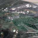 1920s Sling Offer Shoulder Tassel Flapper Fringe Long Mesh Mermaid Hem Dress Gatsby w/Accessories Set (XL, Green)