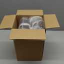 WACOI Auto Rolling Fridge Egg Organizer, Space Saving Eggs Dispenser for Refrigerator Storager with Lid,Egg Holder for Fridge 2 Pack (Transparent)