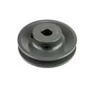 QWORK V-Belt Sheave, AK3958 Single Groove Pulley, 3.75" OD 5/8" Bore, A Belt Section, Cast Iron,for V-Belt