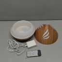 Professional Grade 500ML Essential Oil Diffuser, Aromatherapy Experience with 14 Color Lights, Multiple Timer Options, Diffusion Technology and Waterless Auto-Off System, Coffee Brown 