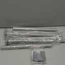 Silver Shower Curtain Rod 31-79 inches with Holders, Stainless Steel Shower Rod & Tension Rod, Adjustable Tension Shower Curtain Rod for Bathroom, Windows, Closet