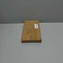 1 Set Bridal Baby Shower Cheese Prizes Wooden Square Board Gift Set Knives Forks Thank You Tags with Box for Guests for Valentines Bridal Baby Shower Housewarming (Walnut Wood)