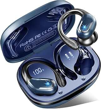 I27 True Wireless Earbuds, Hi-Fi Spots Running, Blue