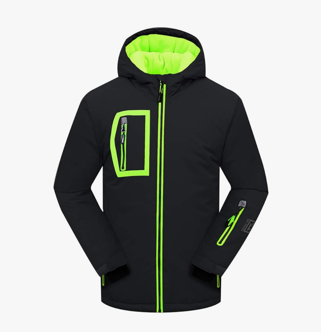 PHIBEE Big Boy's Waterproof Breathable Snowboard Ski Jacket 122-128/7
