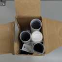 Closet Rods for Hanging Clothes, 17 to 84 Inch Heavy Duty Stepless Adjustable Closet Hanging Rod, 1.3 Inch Diameter Metal Closet Rod for Wardrobes Laundry Bedroom RV, White