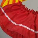 EraSpooky Adult Circus Clown Costume Colorful Suit Halloween Party Joker Role Play, XL