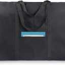 JJRING Dacron Light Weight Art Portfolio Bag, 22'' x 28.5'' for 20'' x 26'' Artworks, Black Carrying Storage Case for Poster, Sketching, and Drawing