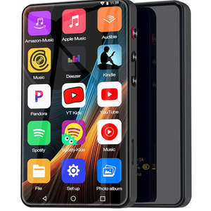 144GB MP3 Player with Bluetooth and WiFi, 4" Full Color Touch Screen MP4 Music Player with Spotify,Parental Control, YouTube,Pandora, Android Mainstrem Media MP4 Music Player for Kids up to 1TB,Black