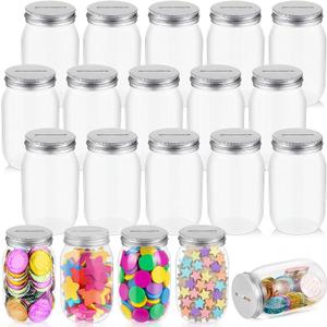 Roowest 72 Pcs Coin Jars for Behavior Tokens Bulk Plastic Reward Jars for Kids Token Classroom Behavior Management Back to School Supplies Teacher Tools