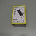 Motorcycle Phone Mount,with USB Charger (QC3.0/PD3.0 Fast Charging),Built-in Retractable Type-C Data Cable,with Motorcycles and Electric Bicycles,Compatible with All Phones from 4.7-6.8"