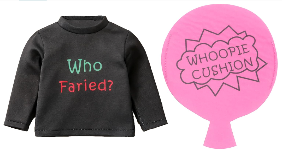 Christmas Elf Doll Accessories Kit，Holiday Elf Doll Clothes Outfit for Pet (Gag)