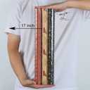 2 x Aimyoo Kraft Christmas Wrapping Paper Set, Vintage Red Black Xmas Gift Wrap Paper Rolls, Deers Snowflakes Merry Christmas Tree Truck Design, 17 in x 10 ft per Roll