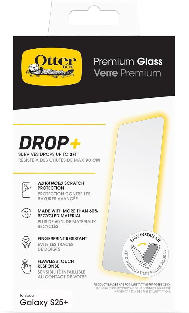OtterBox Samsung Galaxy S25+ and S24+ Premium Glass
