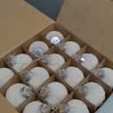 Christmas Tree Ornaments Velvet Balls - 25 pcs Flocked Cream Christmas Ornaments - Vintage Style Xmas Tree Ball Decor for Indoor Outdoor Holiday Decorating Shatterproof, Home, Office, Gift (Normal)