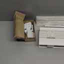 2 Inch Cordless Room Darkening Faux Wood Blind - 18" W x 48" L - White, Over 1,000 Custom Sizes Starting at 18.97, Inside or Outside Mount, Venetian Shades for Interior Windows by Lumino