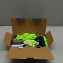 XINDELL Windshield Cleaner Tool  Car Interior Window Cleaning Kit with Extendable Handle & 4 Microfiber Pads, Auto Wiper Inside Windshield Brush for Car & Home Windows (19in)